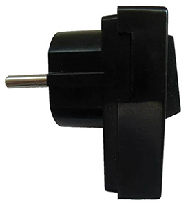 Schutzkontaktstecker ° sw