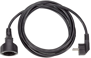 Verlängerung H05VV-F 3G1,50mm² sw 3,0m 3p.