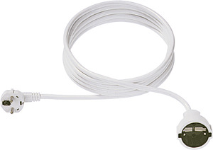 Verlängerung H05VV-F3G1,5mm² L: 3,0m ws CEE7/7