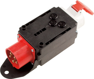 CEE-Adapter 1xCEE 16A 3xFUSE 10A CEE 32A