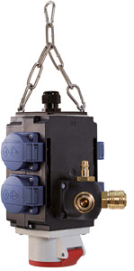 ENERGIEWÜRFEL 4xCEE7/3 1xCEE 1/2xLuft IP44