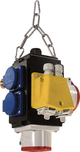 ENERGIEWÜRFEL2xCEE7/3 2xCEE 2x Rj45 CAT6 2xDruckluft