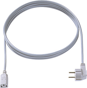Zuleitung H05VV-F 3G1.0mm² gr 3,0m Typ 30/35 C13