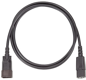 Verlängerung H05VV-F 3G1,0mm² L: 1,5m sw C13/C14