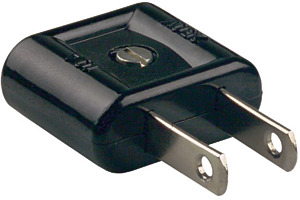 USA Stecker 2p. n.p. sw