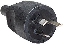 Schutzkontaktstecker Australien sw