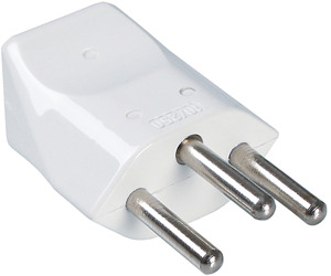 Schutzkontaktstecker Schweiz/CH ws