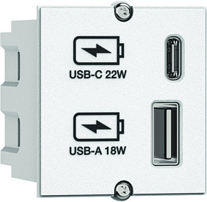 USB A/C22W Charger CM ws