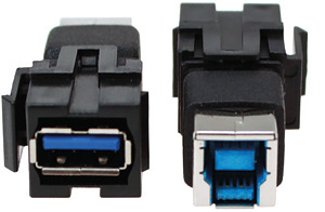 USB A/B 3.0 Keystone Modul sw