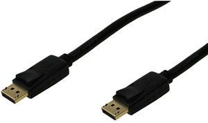 Displayport Kabel sw 5,0m Kabel Stecker/Stecker