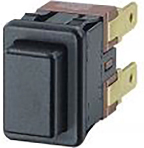 Druckschalter Serie 3635 2p. Ausschalter sw