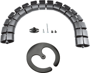 Kabelschlange Premium sw RAL9005 0,75m