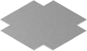 Deckel für Kreuzstück Materialstärke 1,0 mm