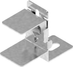 Klemme mit Höhenverstellung Materialstärke 1,5 mm