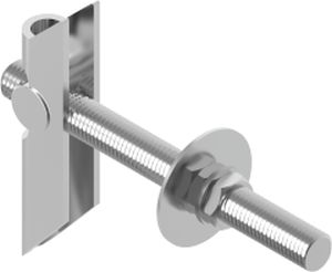 Schraube mit Klappdübel