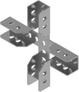 U-Profil-Kreuzverbinder Materialstärke 3,0 mm