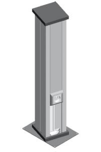 Installationssäule Materialstärke 1,0 mm