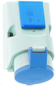 CEE TK-Kombi-Dose 16A 4-polig 9h IP44 230V