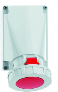 Wandsteckdose 63A 5-polig Quick-Connect TE 400V 6h IP67