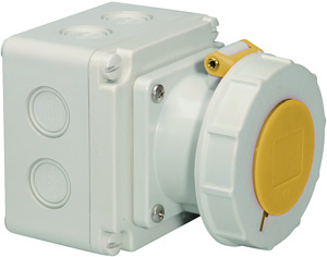 Wandsteckdose Quick-Connect, gerade 16 5 110 4H QUI-CO W-DO GE IP67 10