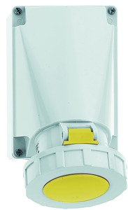 CEE Wandsteckdose 4x63A 4-polig 4h IP67 110V