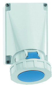 CEE Wandsteckdose 4x63A 4-polig 9h IP67 230V