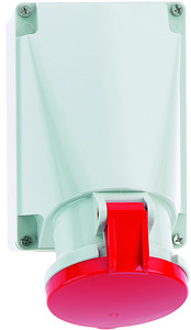 CEE Wandsteckdose 4x63A 4-polig 6h IP44 400V PSK-Verr.