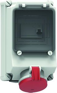 CEE Wandsteckdose 5x63A 5-polig 6h IP44 400V