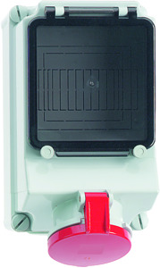 CEE Wandsteckdose 5x32A 5-polig 6h IP44 400V
