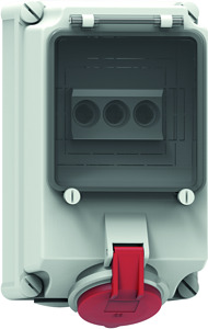 CEE Wandsteckdose 5x32A 5-polig 6h IP44 400V