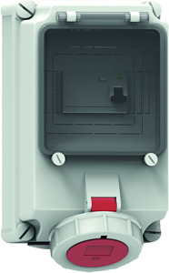 CEE Wandsteckdose 5x32A 5-polig 6h IP67 400V
