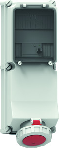 CEE Wandsteckdose 5x63A 5-polig 6h IP67 400V