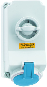 Wandsteckdose 32A 4-polig 220V 9H SPWG