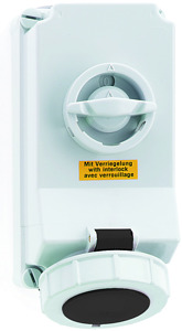 CEE-Wandsteckdose 16A 4-polig 7h IP67 500V