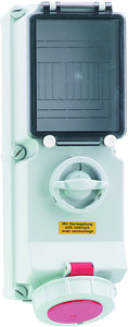 CEE Wandsteckdose 4x32A 4-polig 3h IP67 440V