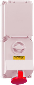 CEE Wandsteckdose 5x32A 5-polig 6h IP44 400V