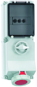 CEE Wandsteckdose 5x32A 5-polig 6h IP67 400V