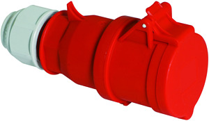 CEE Kupplung 4x16A 4-polig 6h IP44 400V