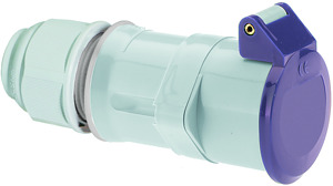 CEE-Kleinsp.-Kupplung 16A 3-polig 16A IP44 24V 50-60Hz