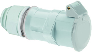 CEE-Kleinsp.-Kupplung 16A 3-polig 16A 12h IP44 42V 50-60Hz