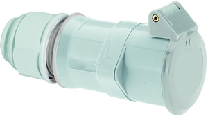 CEE-Kleinsp.-Kupplung 32A 2-polig 32A 10h IP44 bis 50V