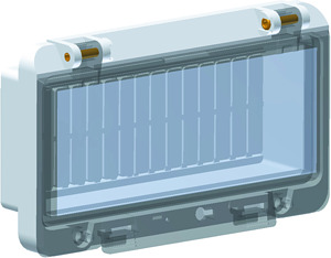 Klappfenster 8 Module selbstschliessend mit Berührungssch