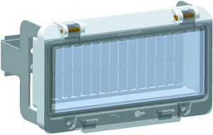 Klappfenster 8 Module selbstschliessend mit Berührungssch