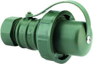 Schuko-Stecker 16A IP68 230V mit Verschlusshaube