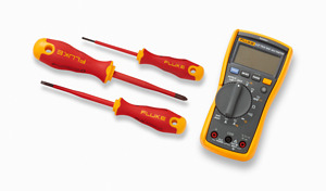 Elektriker-Multimeter Fluke 117 + SLS3 + ISLS5 + IPHS2