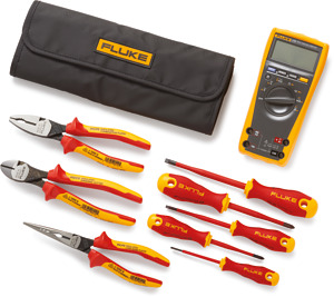 Multimeter echteffektiv Fluke 179+Starter-Kit m.Handwerkzeugen