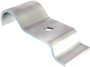 Schwere Kabelschellen 22mm grau, levasintbeschichtet