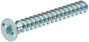 Geräteschraube Ø3,2mm 25mm für Unterputz/Hohlwand
