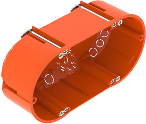 HW Gerätedose doppelte Ausführung 139x68,H47 orange