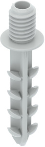 Steckdübel Delta-Push® mit M6-Gewinde 6x30+M6x9mm